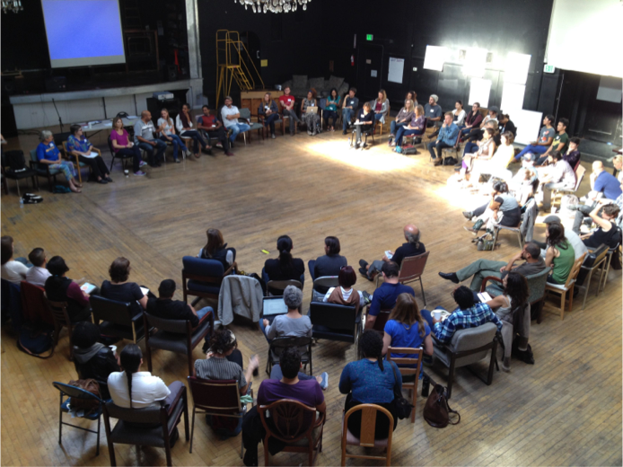 Oakland This Changes Everything convening October 2014, picture by Alex Kelly