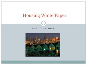 Example Housing White Paper. Graphic supplied by author